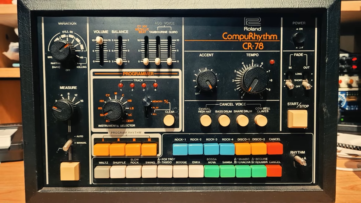230 muestras GRATIS de la caja de ritmos CR-78